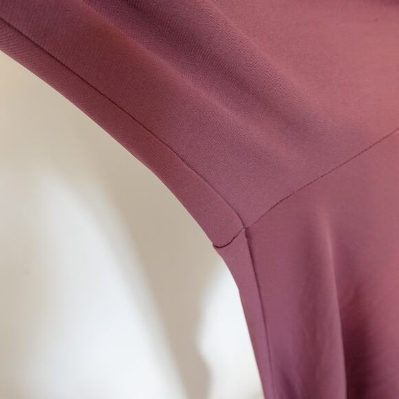 WEISSMAN Balera Dance Adult XLA 16/18 Split Leg Unitard Halter Mauve MJ12201 - Picture 7 of 12